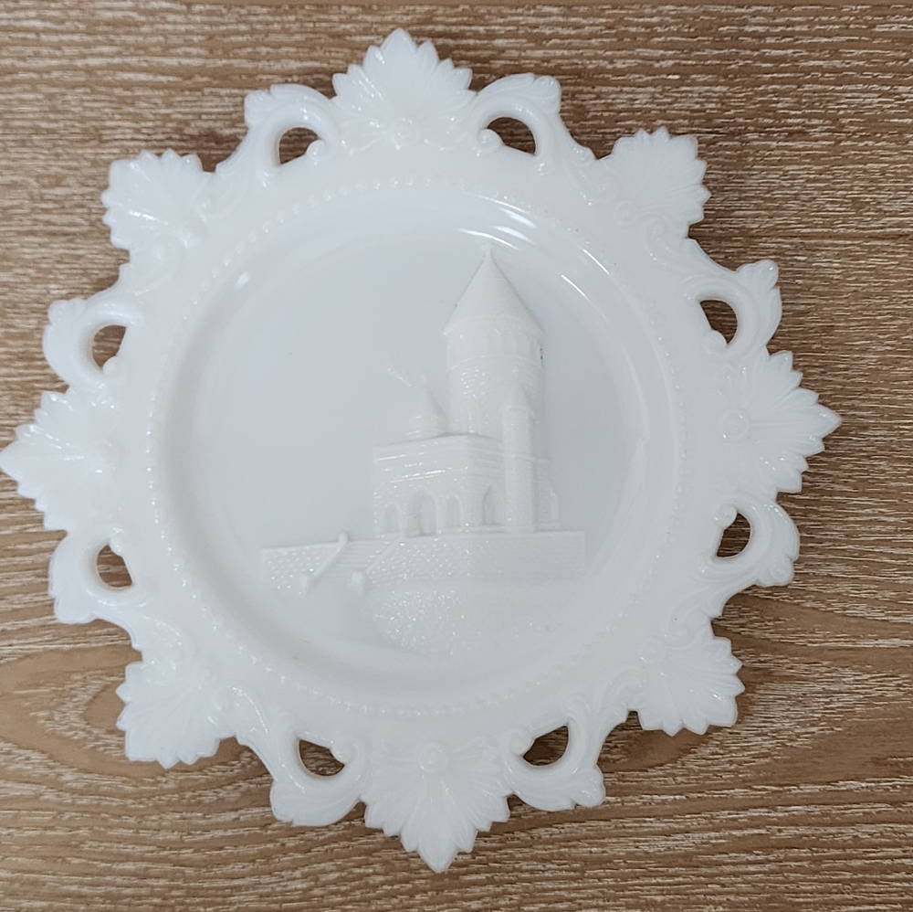 3 FOR $20! Vintage Milk Glass Plate